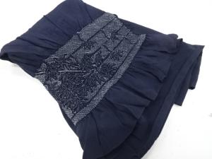 絞り　竹笹模様　男物兵児帯